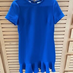 Shoshanna Royal Blue Textured Dress